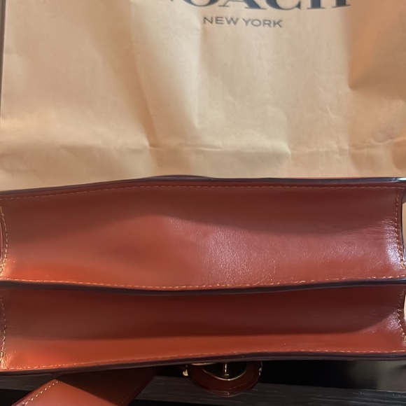 Coach Beat Shoulder Bag In Signature Canvas/Horse Carriage Gently Used. - Picture 9 of 9